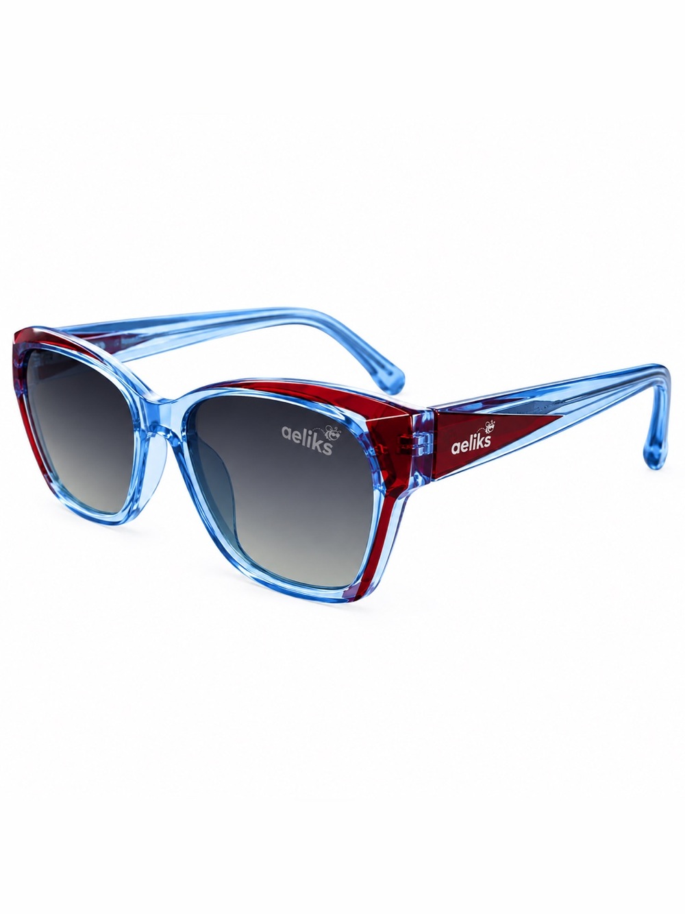 CatEye Blue and Red Polarized Sunglasses